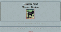 Desktop Screenshot of horseshoeranchdonks.com