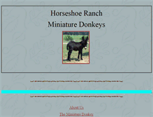Tablet Screenshot of horseshoeranchdonks.com